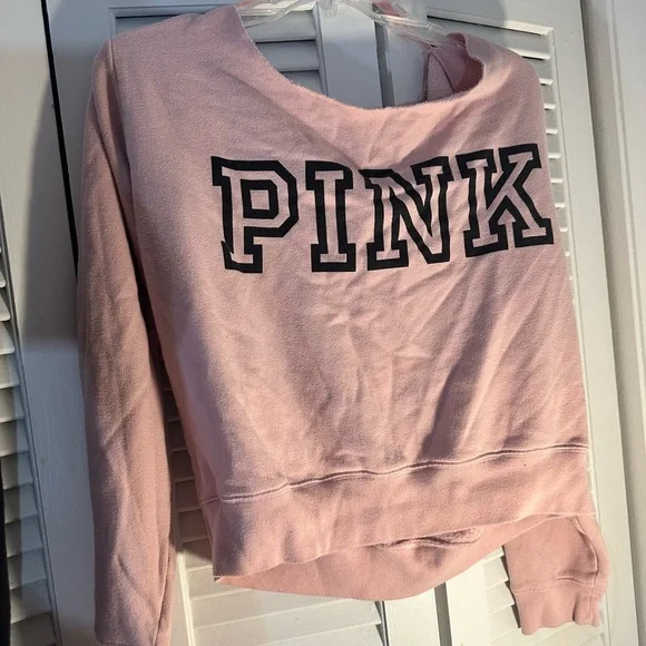 🌸2 for $40🌸 Bundle of TWO PINK Cropped Sweatshirts - Picture 2 of 5